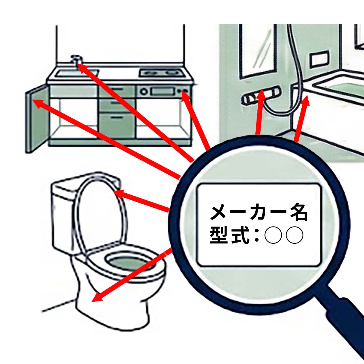 製品ラベルの撮影見本